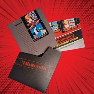 NES Mario Duck Hunt game WITH MANUAL and Sleeve